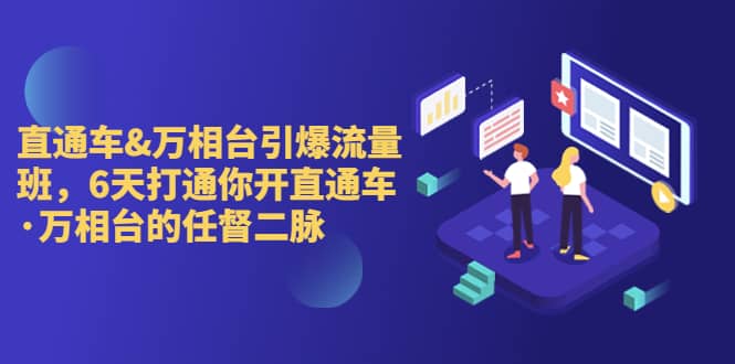 直通车+万相台引爆流量班，6天打通你开直通车·万相台的任督 二脉网创库-网创项目资源站-副业项目-创业项目-搞钱项目网创库