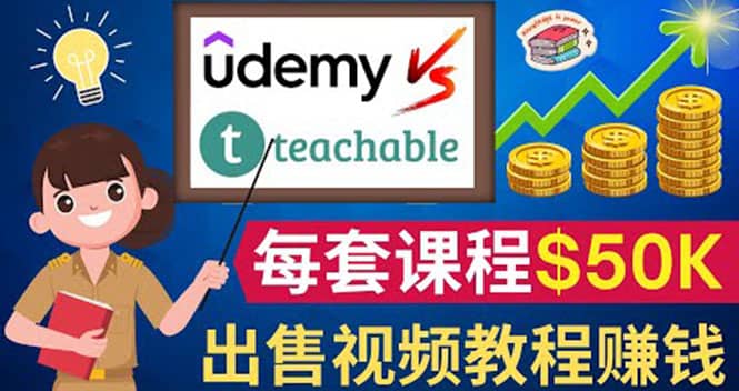 制作出售视频课程并快速进行粉丝变现的方法，轻松获利5万美元以上网创库-网创项目资源站-副业项目-创业项目-搞钱项目网创库