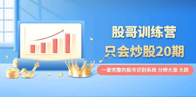 股哥训练营·只会炒股20期：一套完整的股市识别系统，分辨大涨、大跌网创库-网创项目资源站-副业项目-创业项目-搞钱项目网创库