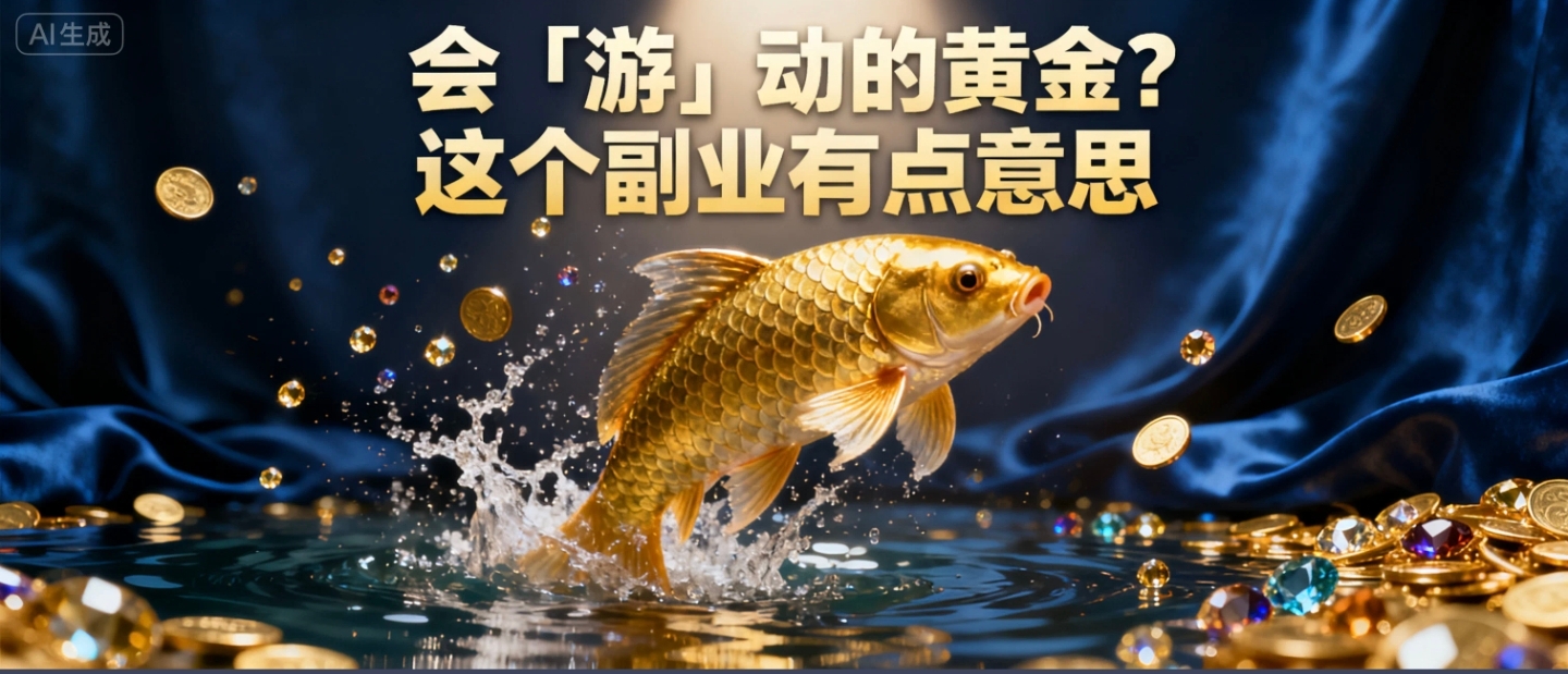 单号月销1.5W+！AI“凭空造鱼”带货新玩法，小白3分钟出一个爆款视频网创库-网创项目资源站-副业项目-创业项目-搞钱项目网创库