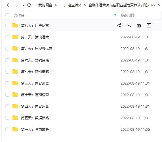 2022全媒体运营师：起薪高，待遇好，紧跟时代风口（全套视频课程+配套课件)网创库-网创项目资源站-副业项目-创业项目-搞钱项目网创库