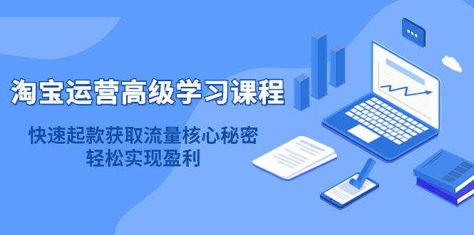 淘宝运营高级学习课程：快速获取流量核心秘密，轻松实现盈利！网创库-网创项目资源站-副业项目-创业项目-搞钱项目网创库