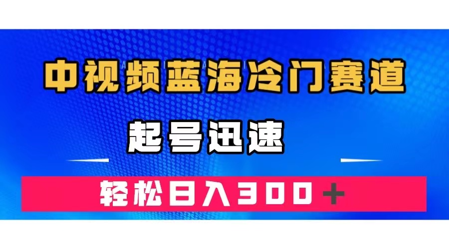 中视频蓝海冷门赛道，韩国视频奇闻解说，起号迅速，日入300＋网创库-网创项目资源站-副业项目-创业项目-搞钱项目网创库