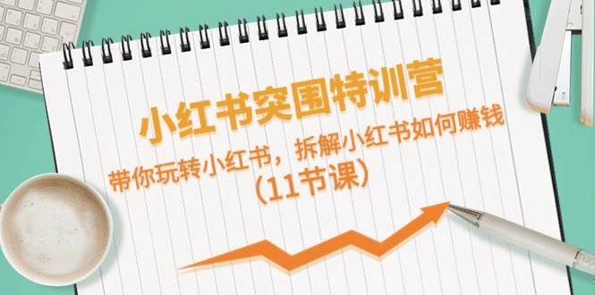 小红书突围特训营，带你玩转小红书，拆解小红书如何赚钱（11节课）网创库-网创项目资源站-副业项目-创业项目-搞钱项目网创库