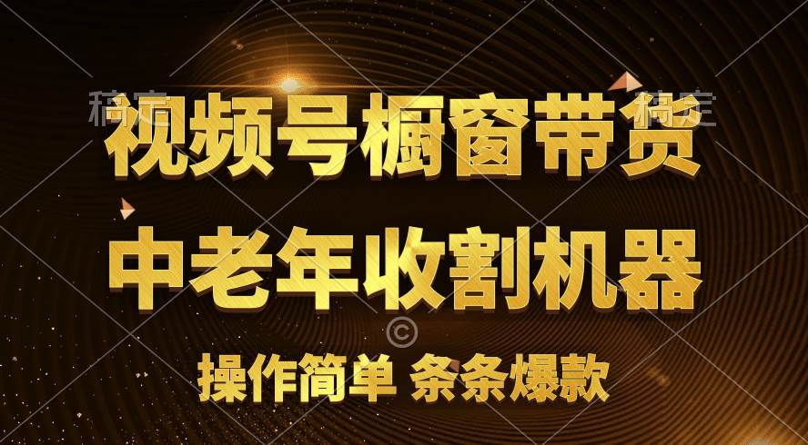 [你的孩子成功取得高位]视频号最火爆赛道，橱窗带货，流量分成计划，条…网创库-网创项目资源站-副业项目-创业项目-搞钱项目网创库