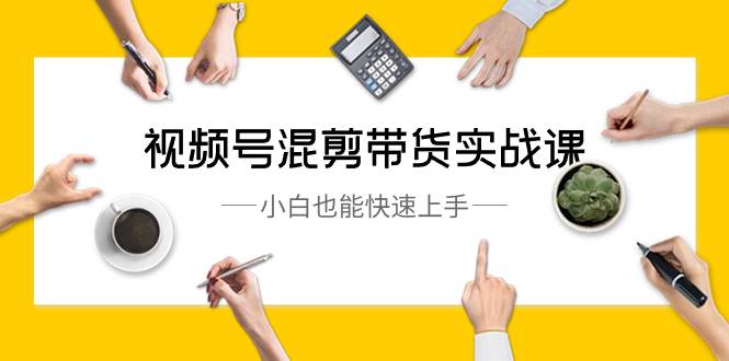 视频号-混剪带货实战课，小白也能快速上手（10节课）网创库-网创项目资源站-副业项目-创业项目-搞钱项目网创库