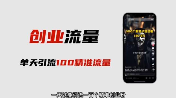 自媒体音频加图文制作视频，一天引流一百个精准创业粉【音频软件+图片素材】【揭秘】网创库-网创项目资源站-副业项目-创业项目-搞钱项目网创库