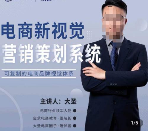 大圣·电商新视觉营销策划系统,可复制的电商品牌视觉识别系统网创库-网创项目资源站-副业项目-创业项目-搞钱项目网创库