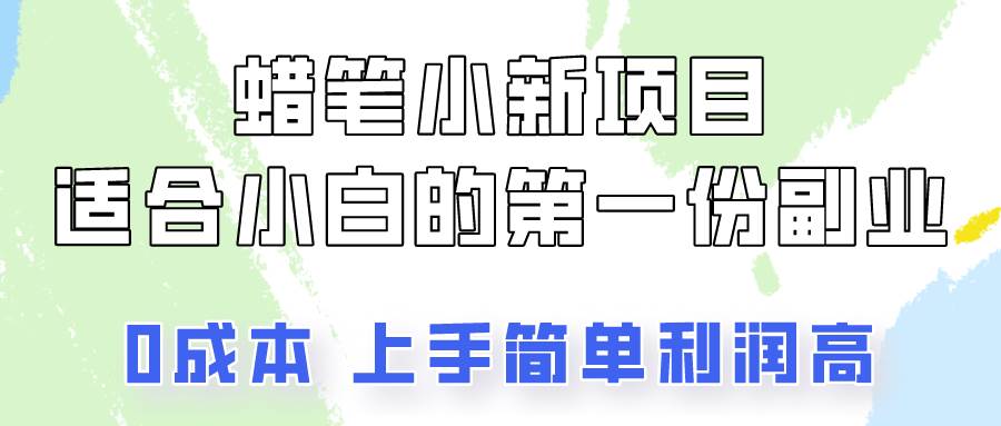 蜡笔小新项目拆解，0投入，0成本，小白一个月也能多赚3000+网创库-网创项目资源站-副业项目-创业项目-搞钱项目网创库