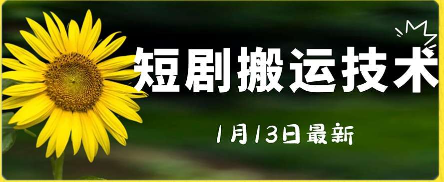 最新短剧搬运技术，电脑手机都可以操作，不限制机型网创库-网创项目资源站-副业项目-创业项目-搞钱项目网创库
