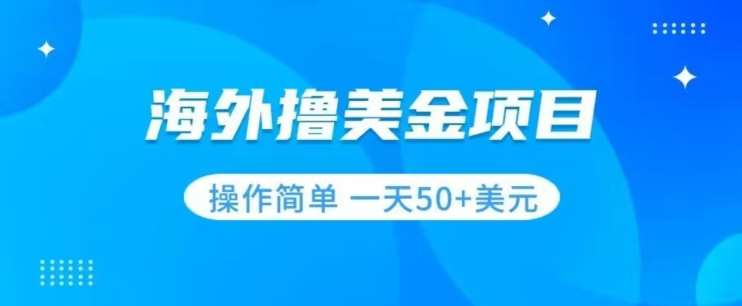 撸美金项目无门槛操作简单小白一天50+美刀网创库-网创项目资源站-副业项目-创业项目-搞钱项目网创库