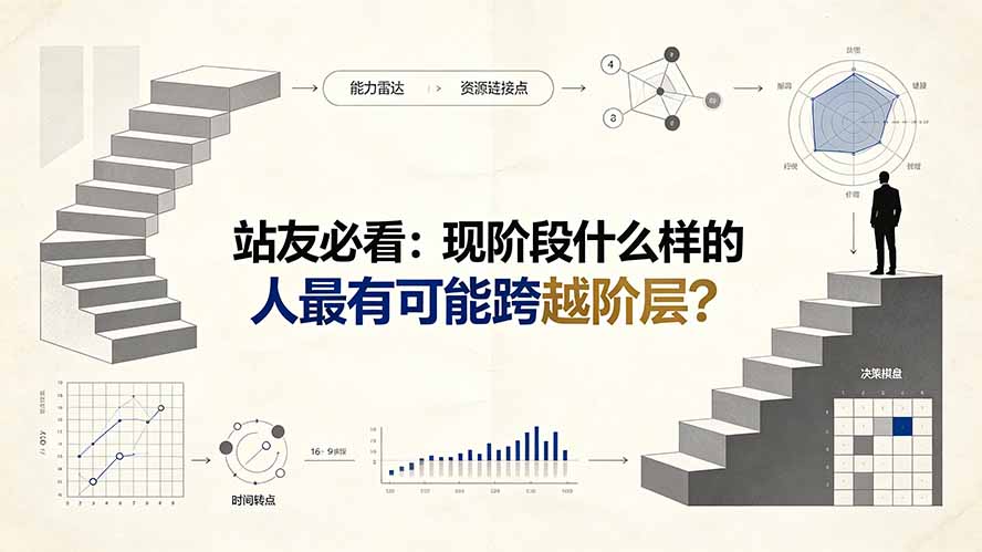 (19475期)付费文章:站友必看:现阶段什么样的人最有可能跨越阶层?