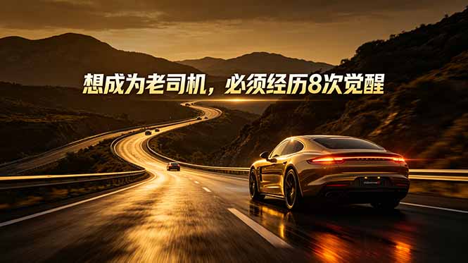（18811期）付费文章：想成为老司机，必须经历8次觉醒网创吧-网创项目资源站-副业项目-创业项目-搞钱项目网创吧