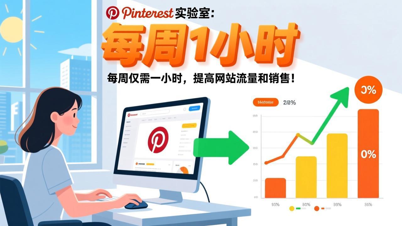 （17505期）Pinterest实验室：每周仅需一小时，提高网站流量和销售！网创吧-网创项目资源站-副业项目-创业项目-搞钱项目网创吧