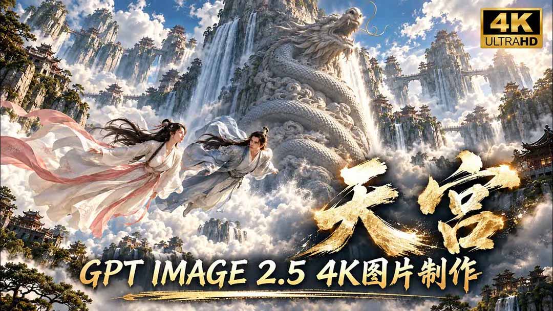 (20764期)【无水印】GPT Image 2.5实测!4K到底多清楚?皮肤、手指、修图与天宫场景全面测试网创库-网创项目资源站-副业项目-创业项目-搞钱项目网创吧