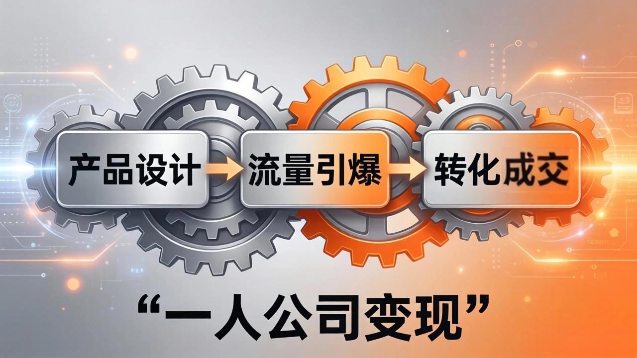 (17864期)一人公司变现全攻略:产品设计+流量引爆+转化成交,打造不受年龄限制的长期事业