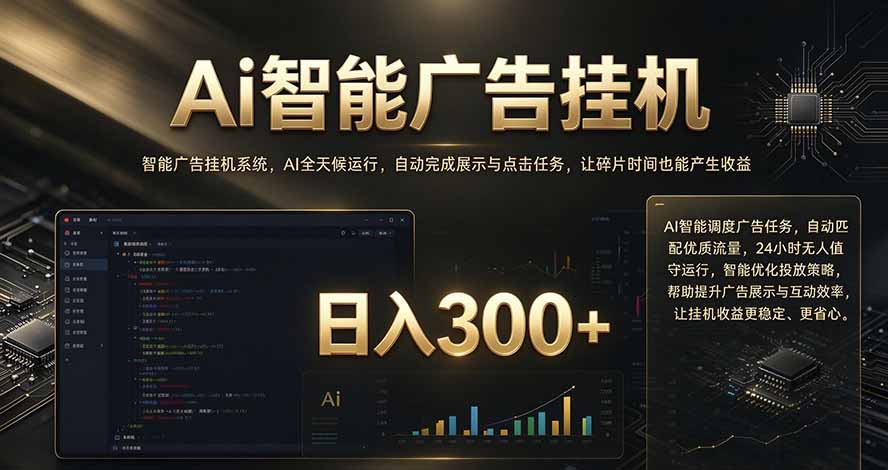 (20888期)闲置设备别闲置,AI 广告自动化任务,看懂少走弯路-网创项目资源站-副业项目_创业项目_搞钱项目_网创项目资源平台