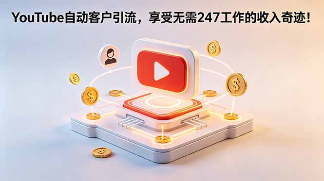 (18658期)YouTube 自动客户引流,享受无需 247 工作的收入奇迹!【原创双语字幕】