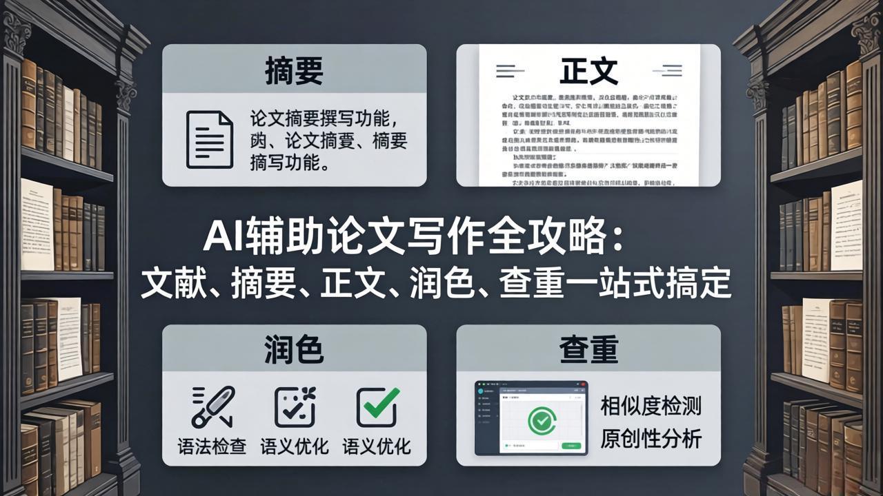 (17970期)AI辅助论文写作全攻略:文献、摘要、正文、润色、查重一站式搞定网创库-网创项目资源站-副业项目-创业项目-搞钱项目网创吧
