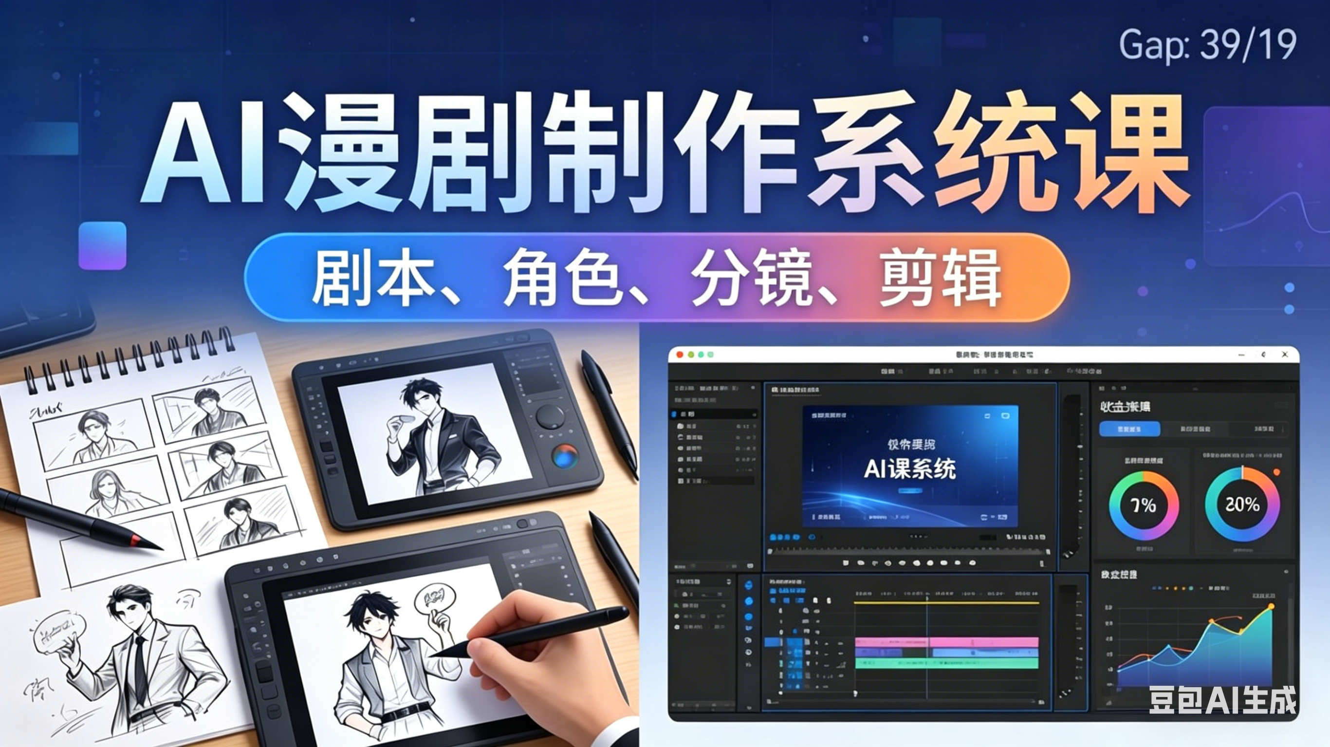 （18006期）AI漫剧制作系统课：0基础从0到1学会AI制作，掌握剧本、角色、分镜、剪辑全套技能，轻松做号变现网创吧-网创项目资源站-副业项目-创业项目-搞钱项目网创吧