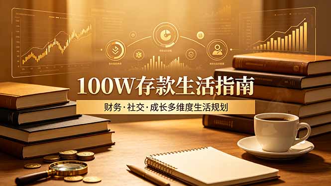 (19121期)付费文章:100W存款生活指南,如何从财务、社交、成长等维度规划自己的生活