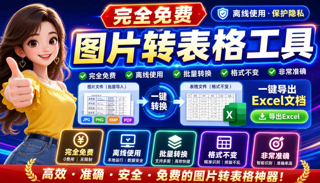 (19972期)图片表格识别提取工具,支持一键从图片中智能提取表格并导出Excel文件,可离线免网运行,FastTableOCR网创吧-网创项目资源站-副业项目-创业项目-搞钱项目网创吧