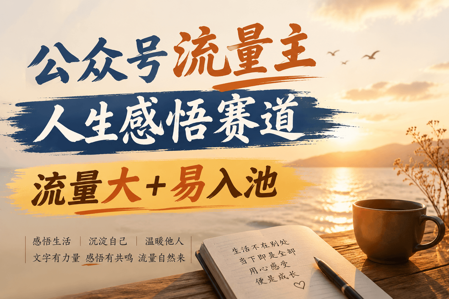 公众号流量主人生感悟赛道,起号快+高流量,单日阅读10w+!网创吧-网创项目资源站-副业项目-创业项目-搞钱项目网创吧