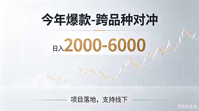 (19150期)2026创业新风口—跨品种对冲震撼首发!日收益2000-6000+,项目绿色长久,安全稳健网创库-网创项目资源站-副业项目-创业项目-搞钱项目网创吧