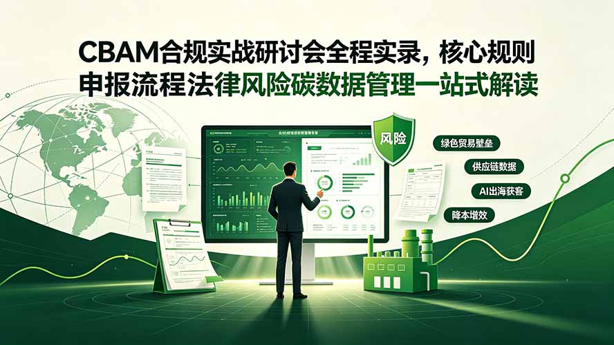 （19235期）CBAM合规实战研讨会全程实录，核心规则申报流程法律风险碳数据管理一站式解读网创吧-网创项目资源站-副业项目-创业项目-搞钱项目网创吧