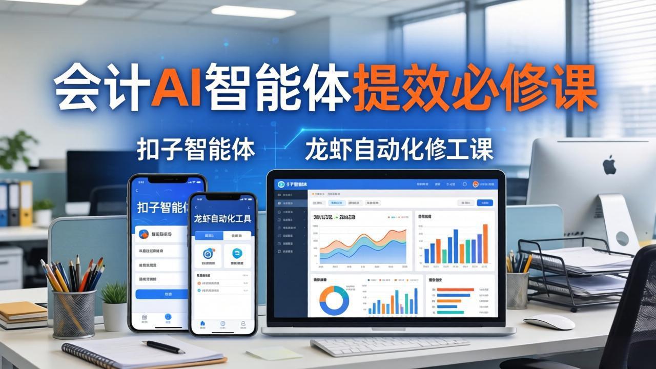 （18151期）财务会计AI智能体提效必修课：扣子智能体+龙虾自动化+报表分析，一站式提升财务工作效率网创吧-网创项目资源站-副业项目-创业项目-搞钱项目网创吧