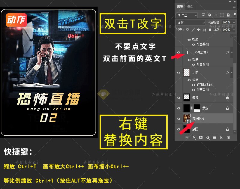 （19150期）付费购买，爆火自媒体视频封面！抖音快手封面包合集，轻松制作爆款内容，一键替换使用PSD素材