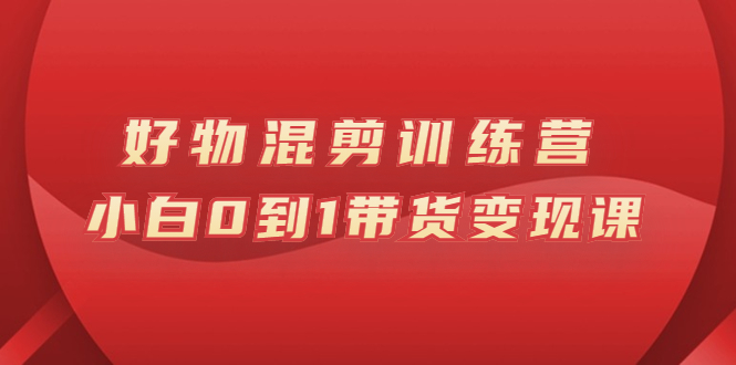 (2598期)万三好物混剪训练营:小白0到1带货变现课网创吧-网创项目资源站-副业项目-创业项目-搞钱项目网创吧