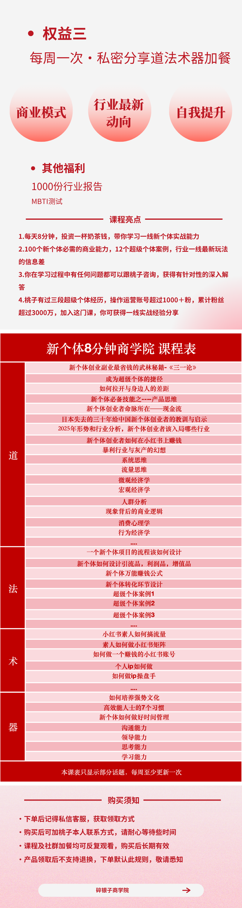 （20592期）AI+新个体创业必修课-更新0922｜道法术器｜商业逻辑·小红书流量·AI智能体｜低成本打造个人变现小生意全套教学网创吧-网创项目资源站-副业项目-创业项目-搞钱项目网创吧