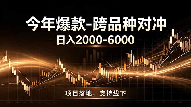 （19179期）全新跨品种对冲模式上线！日稳定盈利 2000-6000，合规长久可批量放大网创吧-网创项目资源站-副业项目-创业项目-搞钱项目网创吧