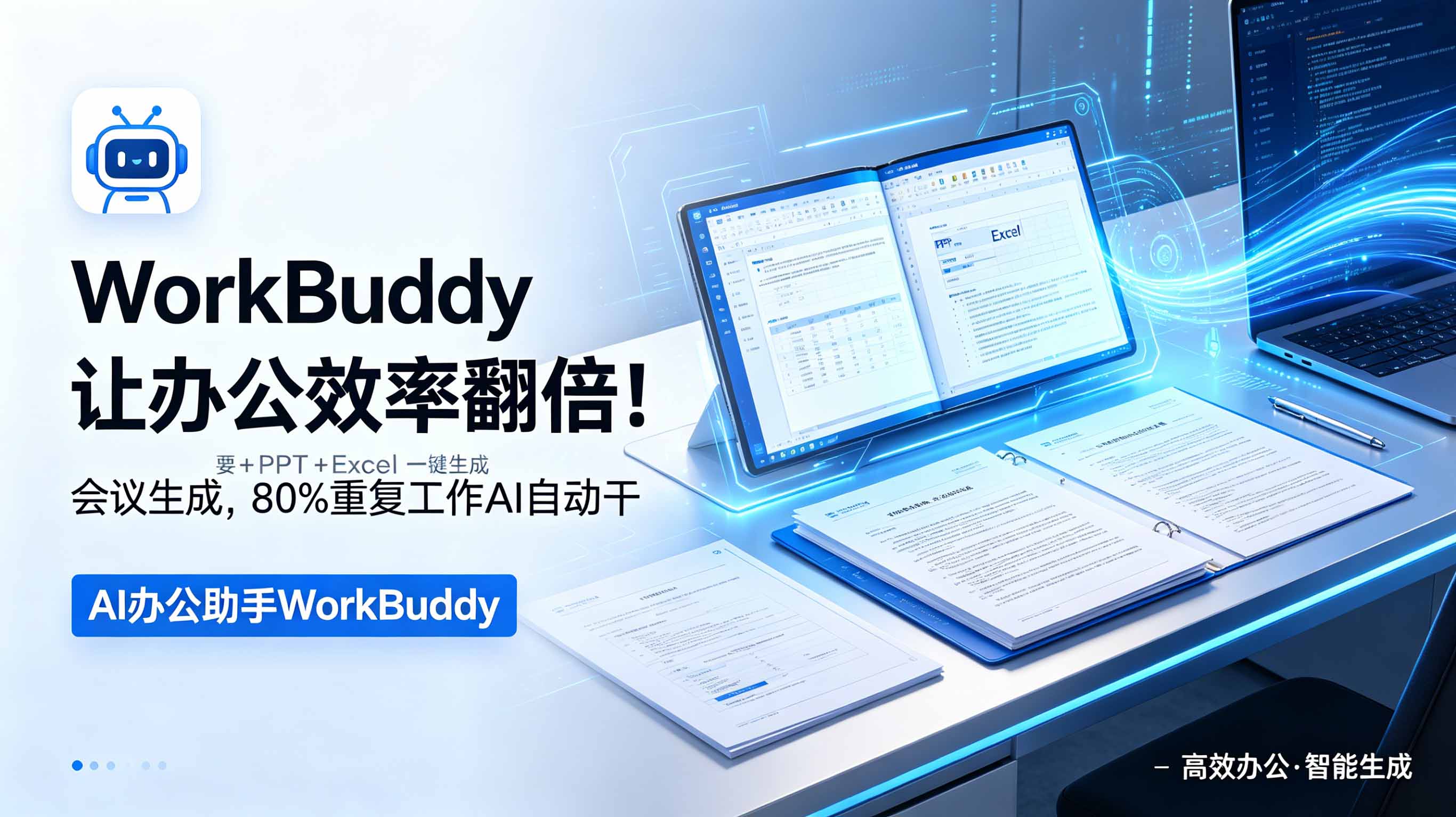 (18859期)WorkBuddy让办公效率翻倍!会议纪要+PPT+Excel一键生成,80%重复工作AI自动干