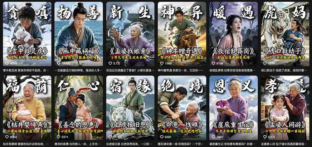 （19938期）抖音AI民间故事账号实战！67W粉丝博主拆解起号、文案、画面与剪辑，分享伙伴计划及广告变现路径，月入10000+