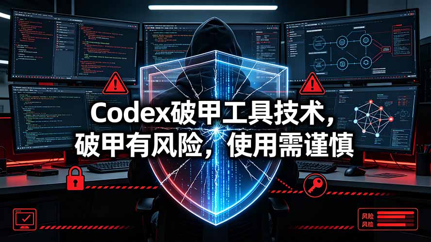 (19533期)Codex破甲工具技术,破甲有风险,使用需谨慎网创吧-网创项目资源站-副业项目-创业项目-搞钱项目网创吧