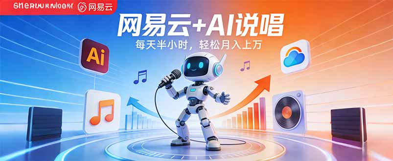 （17627期）网易云+AI说唱，每天半小时，轻松月入上万网创吧-网创项目资源站-副业项目-创业项目-搞钱项目网创吧