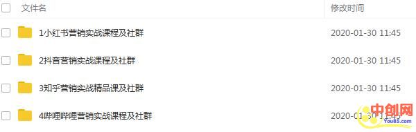 （1068期）小红书、抖音、知乎、B站四大平台，4套营销实战课程及社群操作网创吧-网创项目资源站-副业项目-创业项目-搞钱项目网创吧