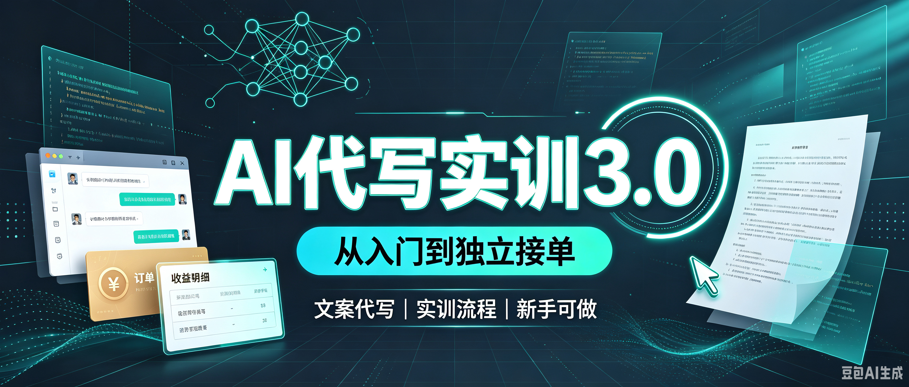 AI代写实训3.0网创吧-网创项目资源站-副业项目-创业项目-搞钱项目网创吧