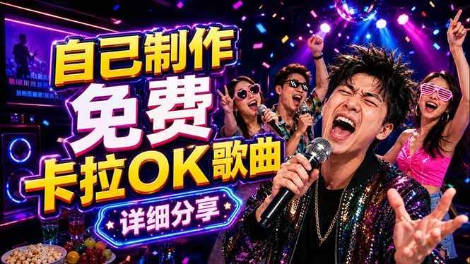 (18610期)免费卡拉OK歌曲制作全攻略:音轨分离字幕制作,零基础快速做出专业K歌视频