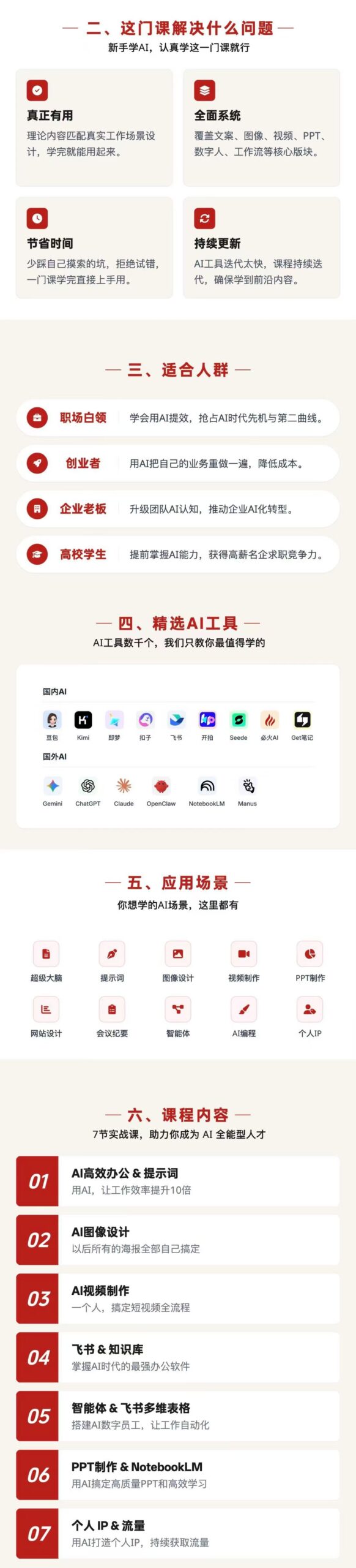 （19295期）AI全能人才训练营：2周掌握文案×图像×视频×PPT×数字人×工作流，超越80%的人