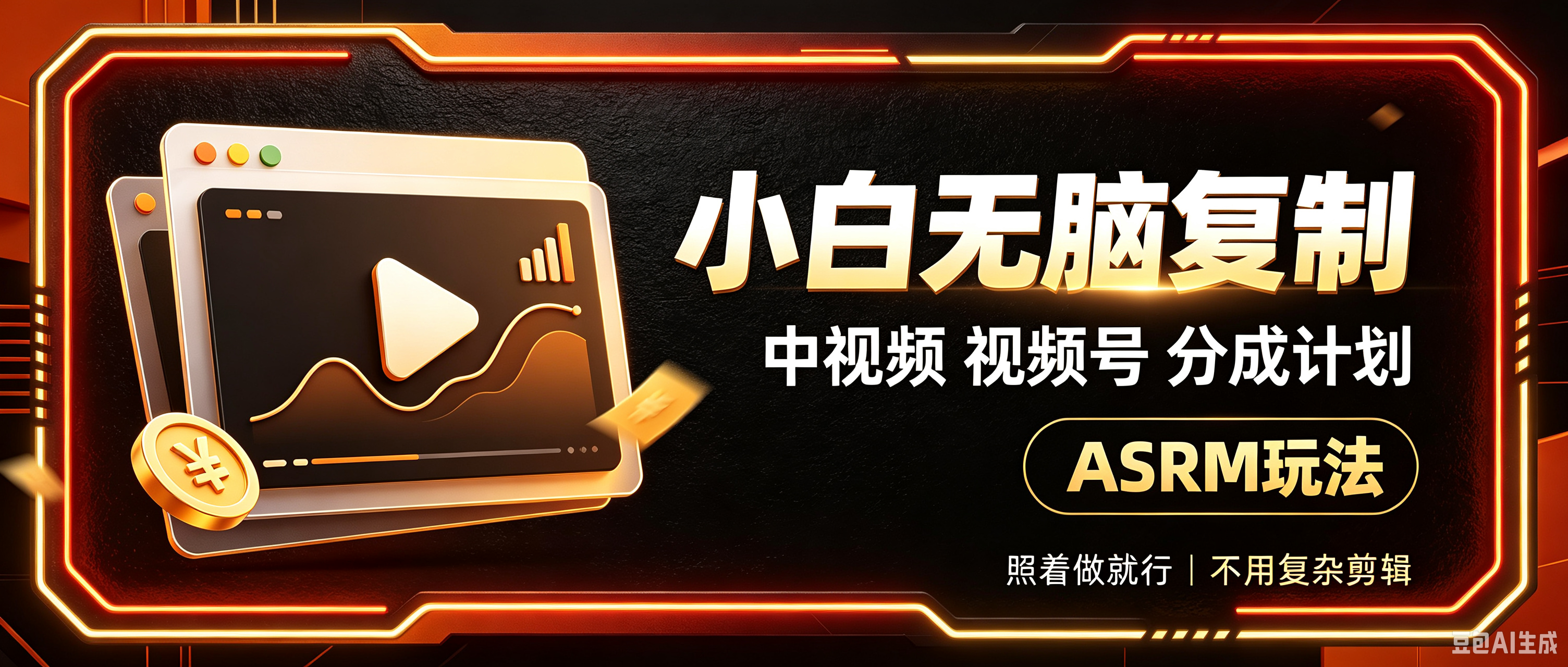 小白无脑复制-中视频视频号-分成计中视频ASRM网创吧-网创项目资源站-副业项目-创业项目-搞钱项目网创吧