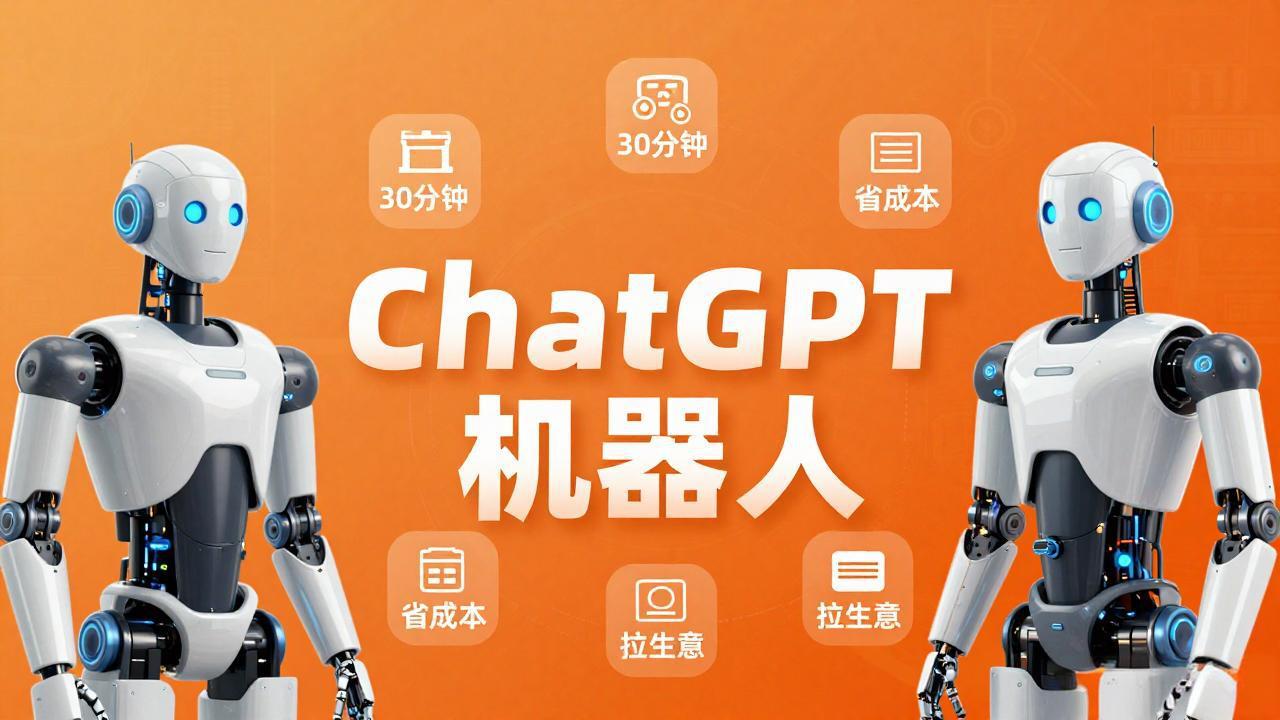 (17982期)智能机器人定制速成课:技术小白30分钟做出ChatGPT机器人,省时间砍成本还能拉生意网创吧-网创项目资源站-副业项目-创业项目-搞钱项目网创吧