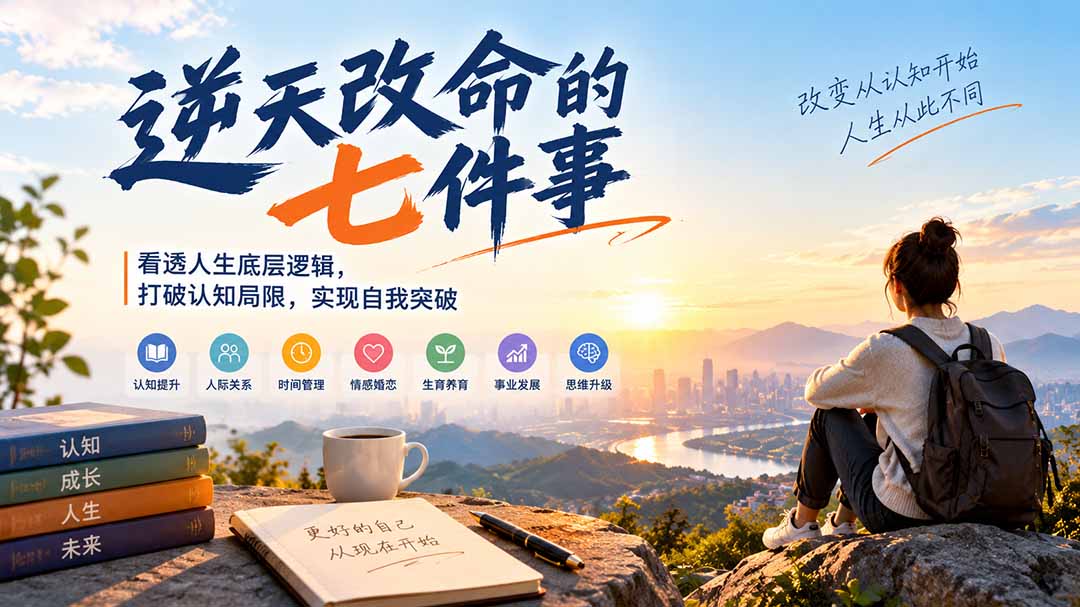 (21022期)付费文章:逆天改命的七件事,看透人生底层逻辑,打破认知局限,实现自我突破-网创项目资源站-副业项目_创业项目_搞钱项目_网创项目资源平台