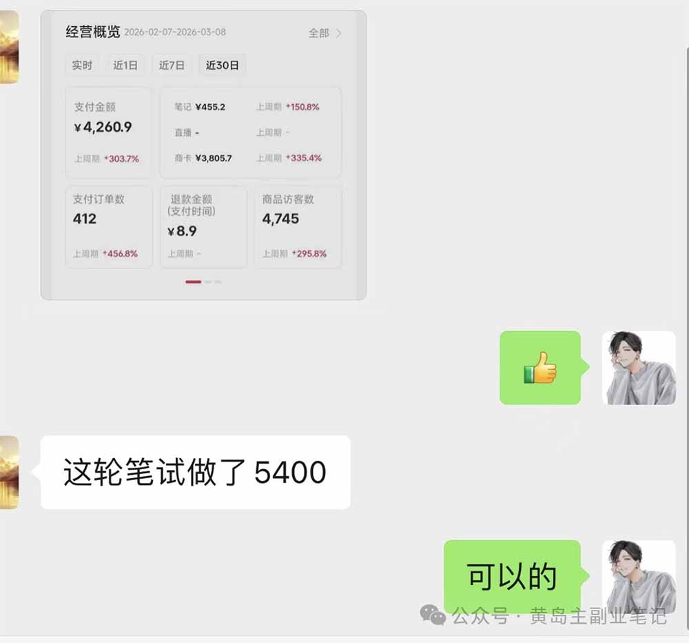 （18271期）黄岛主小红书AI考题项目训练营1.0+2.0：从选品到店铺，一套方法通吃所有行业，单天变现500+