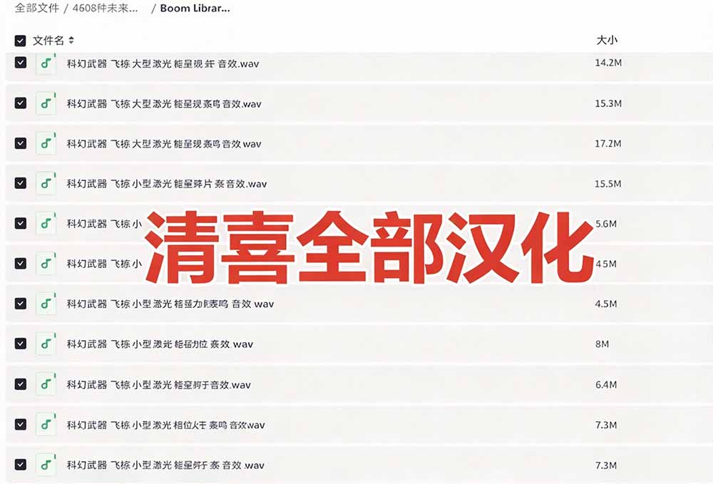 (20696期)顶级音效合集!4600+种未来科幻武器开枪射击战斗音效素材合集,全部中文汉化 Boom Library – Cyber W网创库-网创项目资源站-副业项目-创业项目-搞钱项目网创吧