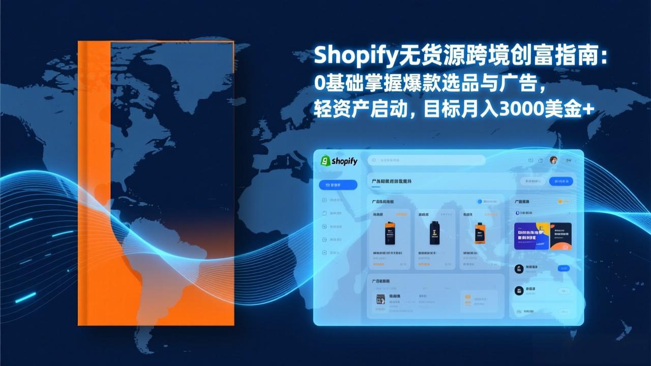 (17238期)Shopify爆款打法实战:从选品到广告投放,复制爆款模型,驱动独立站月销售额破万刀