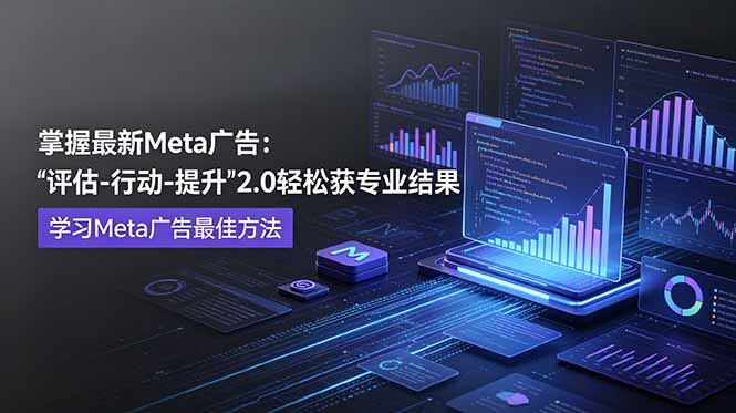 (18972期)掌握最新的Meta广告,通过“评估-行动-提升”2.0版本轻松获得专业级结果。学习目前学习Meta广告的最佳方法网创库-网创项目资源站-副业项目-创业项目-搞钱项目网创吧
