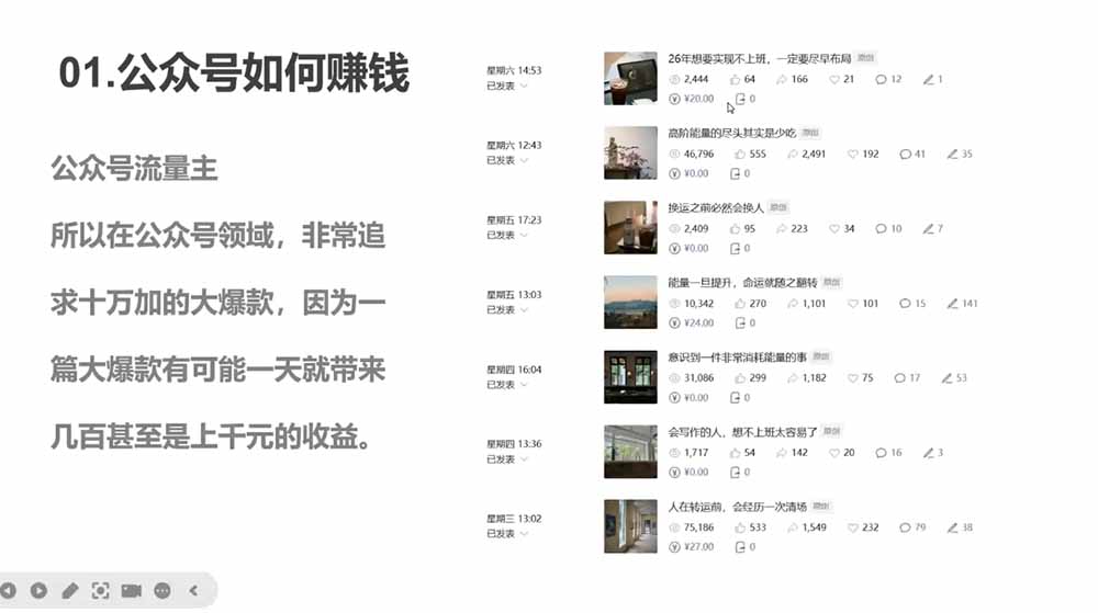 （18901期）写作掘金训练营：普通人如何依靠写作养活自己？日更2000+爆款内容全拆解
